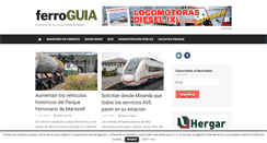 Desktop Screenshot of ferroguia.es